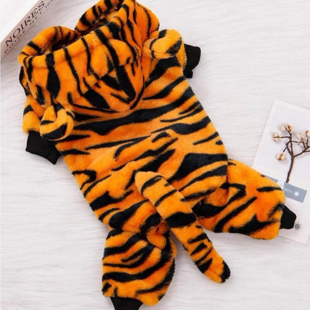 Tiger Print Dog Costume